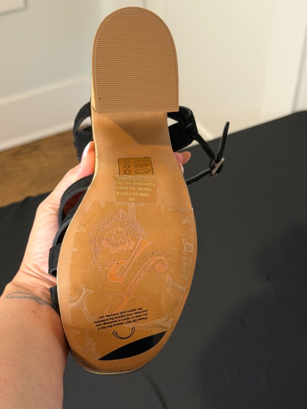 NWOT (9) Free People Lisbon Platform Sandal - Picture 11 of 13